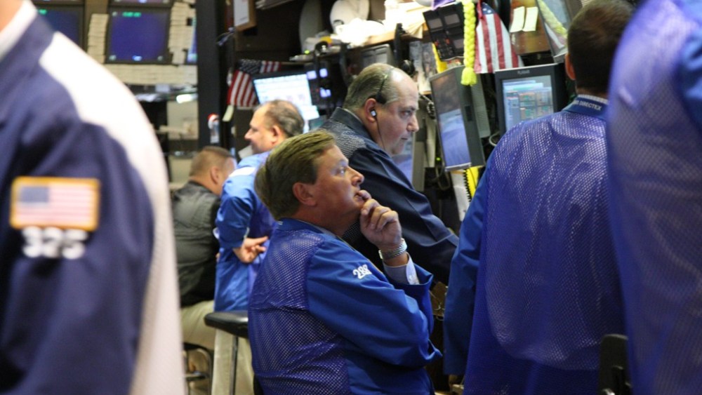Stocks Track Oil Into Negative Territory