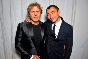 Renzo Rosso and Nicola Formichetti amfAR Milano at Milan Fashion Week 2015