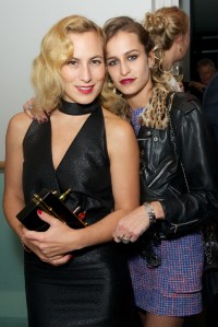 Charlotte Olympia Chanel Mademoiselle Privé exhibition in London, 2015. and Alice Dellal