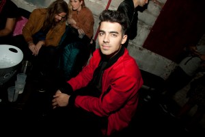 Joe Jonas at the Charli XCX x Boohoo launch party