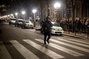 Paris on Sunday night.