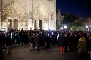 Outside Notre Dame