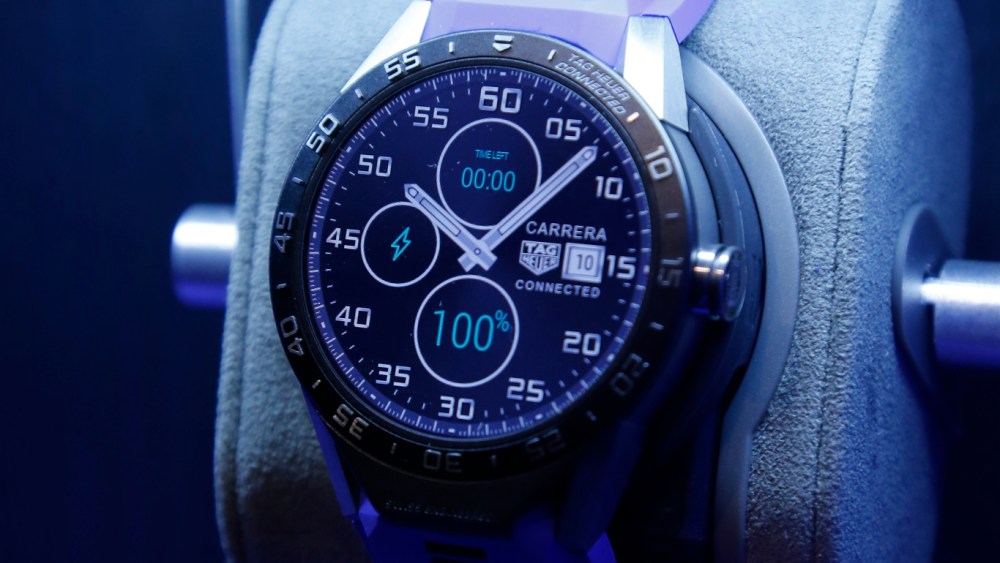 The Tag Heuer Connected watch.