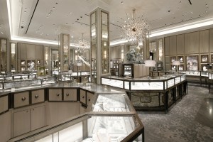Inside the Bergdorf Goodman Jewelry Salon.