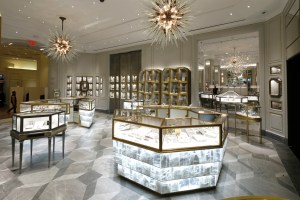 Inside the Bergdorf Goodman Jewelry Salon.