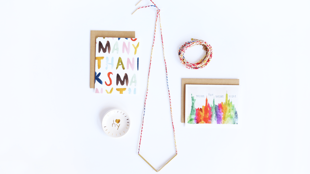 Naomi Singer of Modern Mud created five exclusive items for The Etsy Shop in Macy's.