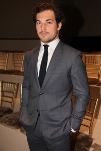 Giacomo Gianniotti front row ermenegildo zegna men's fall 2016