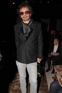 Oliver Zahm front row ermenegildo zegna men's fall 2016
