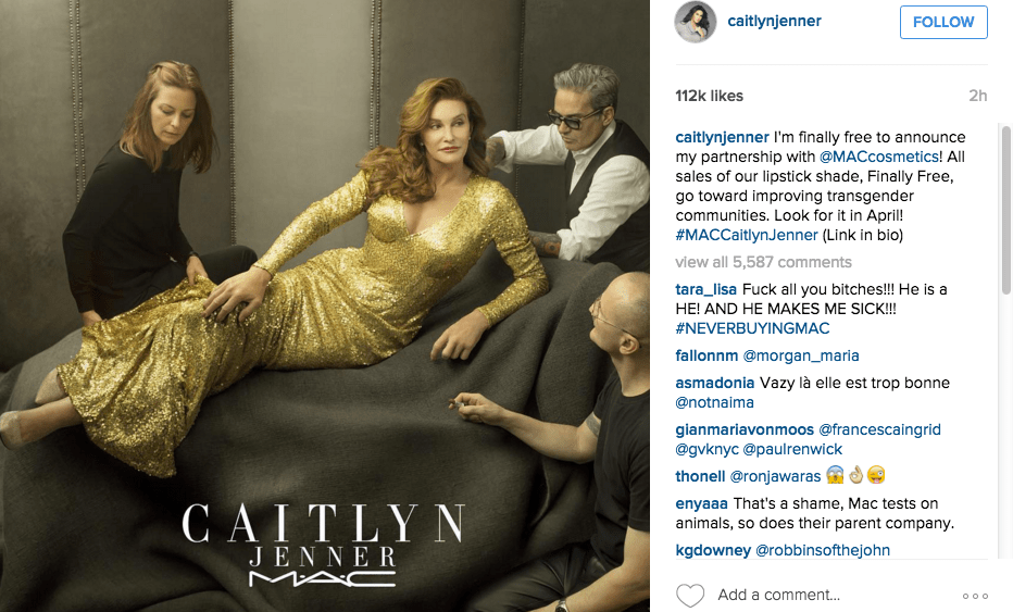 Caitlyn Jenner MAC Lipstick