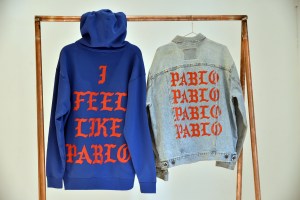 The scene at Kanye West's "The Life of Pablo" pop-up store in SoHo.