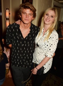 Jordan Barrett and Lara Stone