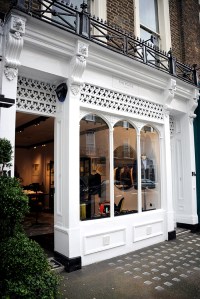 The Place, a new men's wear boutique in London.