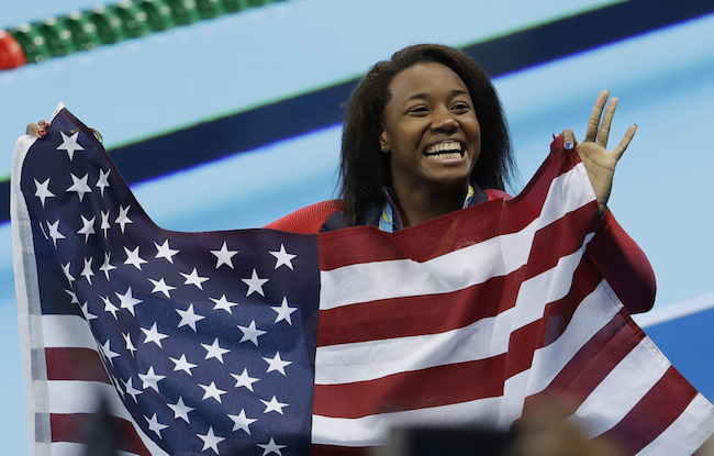 Simone Manuel at the Rio 2016 Olympic Games
