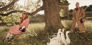 Vanessa Redgrave in the new Gucci cruise ad campaign for 2017.