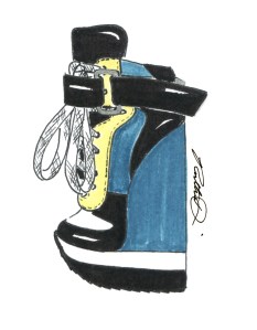 Ruthie Davis' sneaker heel from the Minions collaboration