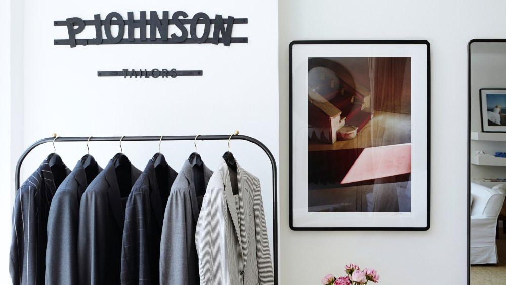Barneys is adding P. Johnson Tailors to its men's mix.
