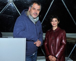 Luc Jacquet and Audrey Tautou