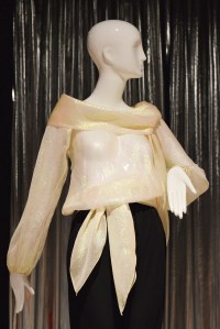 Halston Original iridescent lamé from 1982