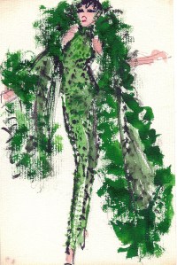 A 1977 Halston gown for Liza Minnelli’s role in “The Act”.