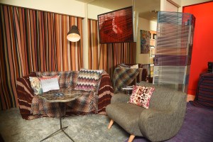A look at the "Salotto Angela Missoni" exhibit.
