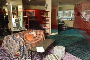 A look at the "Salotto Angela Missoni" exhibit.