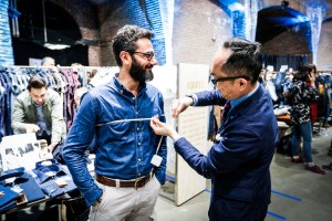 The scene at the Kingpins Amsterdam denim fair.