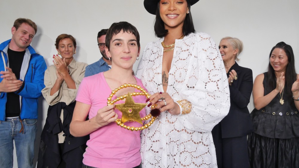 Marine Serre and Rihanna.Rihanna and Marine Serre