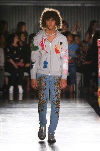 Model on the catwalkMOSCHINO Spring Summer 2018 Menswear and Women's Resort Collection, Runway, Los Angeles, USA - 08 Jun 2017