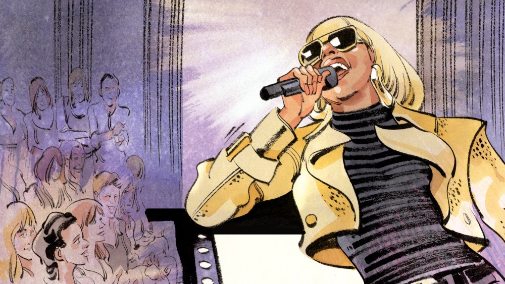 Illustration of Mary J Blige