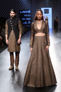 Designer SVA by Sonam and Paras Modi at Lakme Fashion Week Winter Festive 2017.