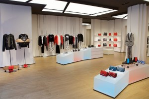 The newly renovated Emporio Armani store on Bond Street.