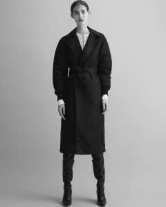 A look from the Maje x Schott capsule collection.