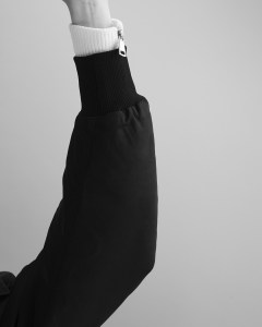 A look from the Maje x Schott capsule collection.