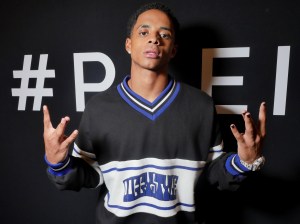 Cordell Broadus backstagePhillip Plein show, Backstage, Spring Summer 2018, New York Fashion Week, USA - 09 Sep 2017