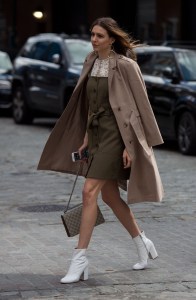 Street style at New York Fashion Week spring 2018.