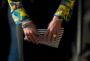 Street style at New York Fashion Week spring 2018.