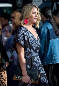 Street style at New York Fashion Week spring 2018.