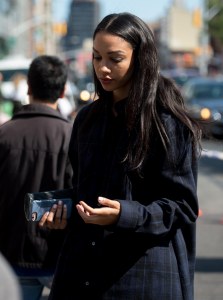 Street style at New York Fashion Week spring 2018.