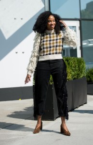 Street style at New York Fashion Week spring 2018.