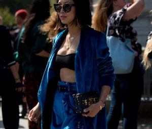 Street style at New York Fashion Week spring 2018.