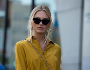 Street style at New York Fashion Week spring 2018.