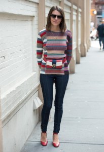 Street style at New York Fashion Week spring 2018.
