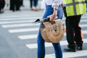 Street style at New York Fashion Week spring 2018.