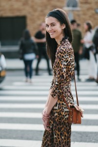 Street style at New York Fashion Week spring 2018.