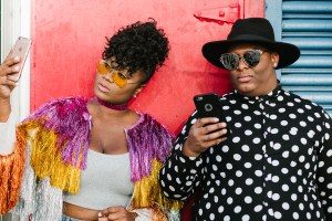 Street style at New York Fashion Week spring 2018.