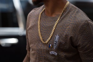 Street style at New York Fashion Week spring 2018.