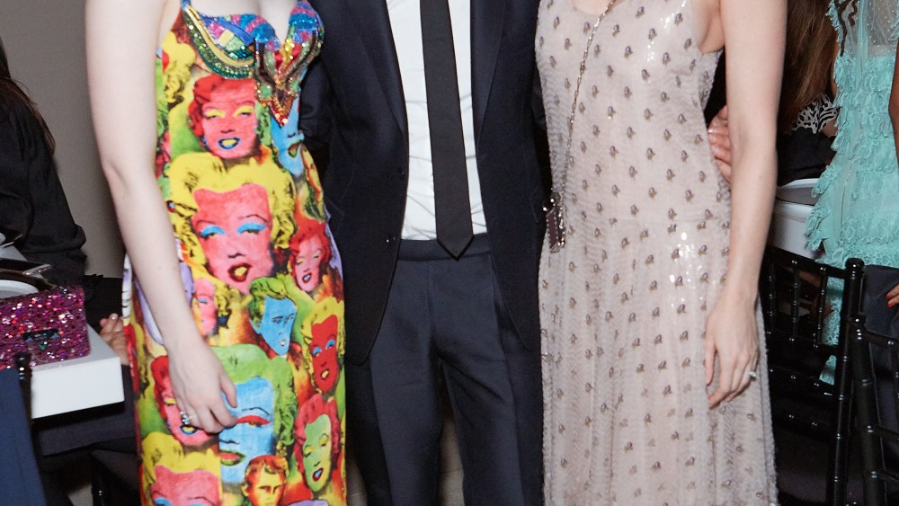 Elle Fanning, Pierpaolo Piccioli and Brie Larson InStyle Awards
