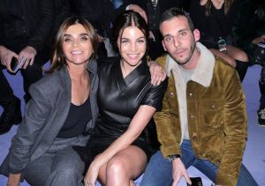 Carine Restoin-Roitfeld, Julia Restoin-Roitfeld and Vladimir Restoin Roitfeld