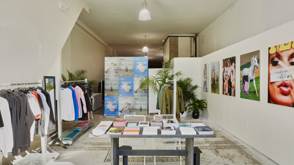 Slam Jam pop-up in Soho.