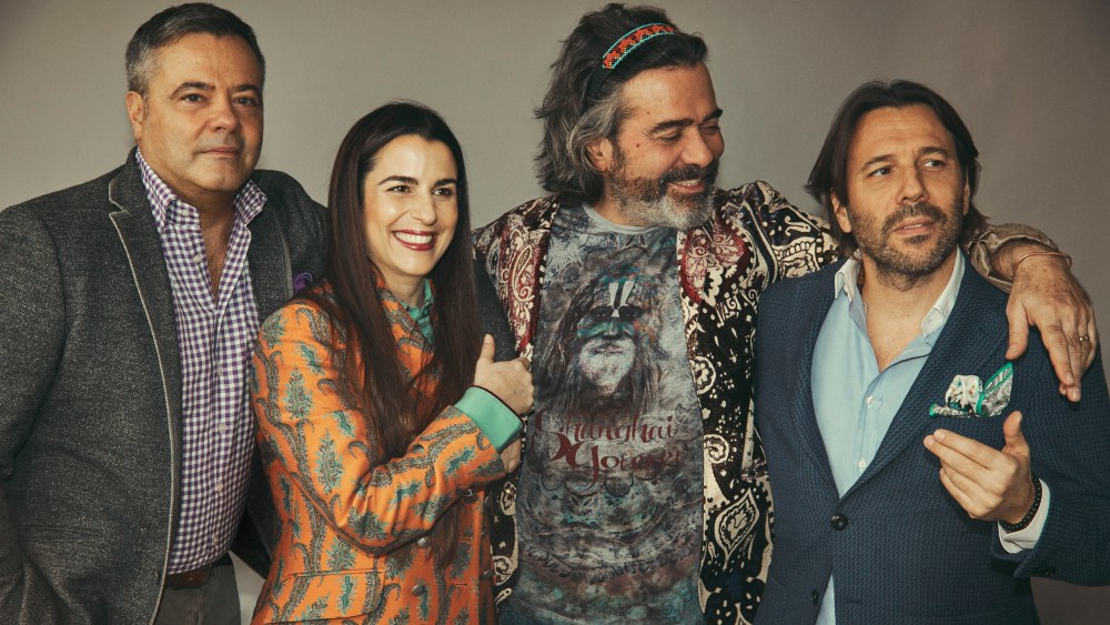 Jacopo, Veronica, Kean and Ippolito Etro